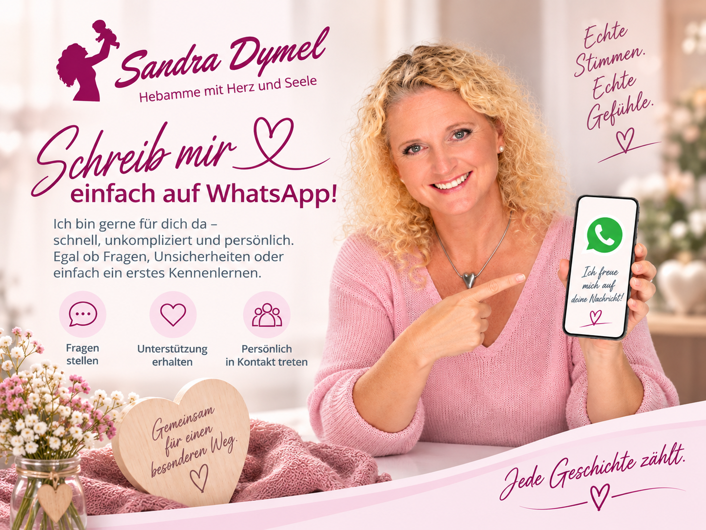 Sandra Dymel - Hebamme aus Leidenschaft